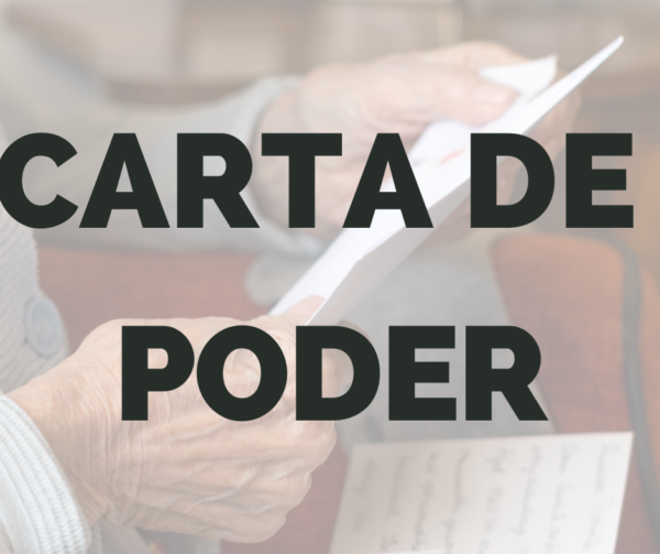 como hacer una carta de poder