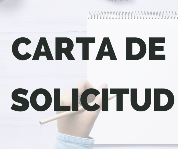 como redactar una carta de solicitud