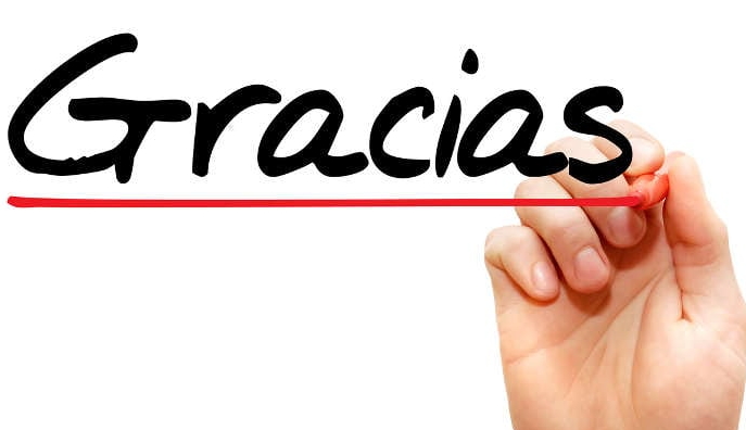 agradecimiento por actividad realizada