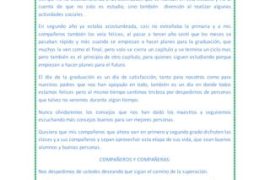 Discurso de despedida: un adiós a la primaria y un hola al futuro discurso-de-despedida-un-adios-a-la-primaria-y-un-hola-al-futuro