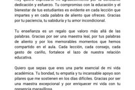 Una carta para mi profesora: reflexiones y agradecimientos una-carta-para-mi-profesora-reflexiones-y-agradecimientos